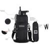 imageIRON FLASK Carrier Holder Sleeve  Fits Insulated Stainless Steel Sports Water Bottle Adjustable Shoulder Strap Holder Bag Case Pouch CoverMidnight Black