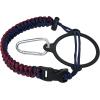 imageIRON FLASK Paracord Handle  Fits Wide Mouth Water Bottles  Durable Carrier Secure Accessories Survival Strap Cord Safety Ring and Carabiner  Seven Core Paracord BraceletDark Rainbow