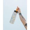 imageIRON FLASK Paracord Handle  Fits Wide Mouth Water Bottles  Durable Carrier Secure Accessories Survival Strap Cord Safety Ring and Carabiner  Seven Core Paracord BraceletTwilight Blue
