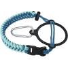 imageIRON FLASK Paracord Handle  Fits Wide Mouth Water Bottles  Durable Carrier Secure Accessories Survival Strap Cord Safety Ring and Carabiner  Seven Core Paracord BraceletWaves