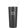 imageIRON FLASK Reusable Straws  6 Stainless Steel or Plastic Straw wBendy Silicone Tips 3 Cleaning Brushes ampamp Travel Case  Drinking Straw for Water BottlesTumblers ampamp ThermosTransparent