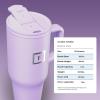 imageIRON FLASK CoPilot Insulated Mug wStraw ampamp Flip Cap Lids  Cup Holder Bottle for Hot Cold Drink  LeakProof  Water Coffee Portable Travel Mug  Dark Pine 40 OzLavender