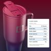 imageIRON FLASK CoPilot Insulated Mug wStraw ampamp Flip Cap Lids  Cup Holder Bottle for Hot Cold Drink  LeakProof  Water Coffee Portable Travel Mug  Dark Pine 40 OzDark Rainbow
