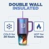 imageIRON FLASK CoPilot Insulated Mug wStraw ampamp Flip Cap Lids  Cup Holder Bottle for Hot Cold Drink  LeakProof  Water Coffee Portable Travel Mug  Dark Pine 40 OzApple Green
