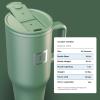 imageIRON FLASK CoPilot Insulated Mug wStraw ampamp Flip Cap Lids  Cup Holder Bottle for Hot Cold Drink  LeakProof  Water Coffee Portable Travel Mug  Dark Pine 40 OzSage