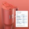 imageIRON FLASK CoPilot Insulated Mug wStraw ampamp Flip Cap Lids  Cup Holder Bottle for Hot Cold Drink  LeakProof  Water Coffee Portable Travel Mug  Dark Pine 40 OzRusty Red