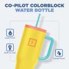 imageIRON FLASK CoPilot Insulated Mug wStraw ampamp Flip Cap Lids  Cup Holder Bottle for Hot Cold Drink  LeakProof  Water Coffee Portable Travel Mug  Dark Pine 40 OzCaribbean Heat