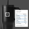 imageIRON FLASK CoPilot Insulated Mug wStraw ampamp Flip Cap Lids  Cup Holder Bottle for Hot Cold Drink  LeakProof  Water Coffee Portable Travel Mug  Dark Pine 40 OzMidnight Black