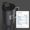 imageIRON FLASK CoPilot Insulated Mug wStraw ampamp Flip Cap Lids  Cup Holder Bottle for Hot Cold Drink  LeakProof  Water Coffee Portable Travel Mug  Dark Pine 40 OzMidnight Black