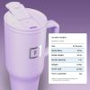 imageIRON FLASK CoPilot Insulated Mug wStraw ampamp Flip Cap Lids  Cup Holder Bottle for Hot Cold Drink  LeakProof  Water Coffee Portable Travel Mug  Dark Pine 40 OzLavender