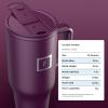 imageIRON FLASK CoPilot Insulated Mug wStraw ampamp Flip Cap Lids  Cup Holder Bottle for Hot Cold Drink  LeakProof  Water Coffee Portable Travel Mug  Dark Pine 40 OzBurgundy