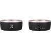 imageIRON FLASK Dog Bowl  32 Oz Stainless Steel NonSlip Rubber Bottom Durable Pet Food and Water Cats Feed Dark RainbowMidnight Black