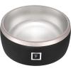 imageIRON FLASK Dog Bowl  32 Oz Stainless Steel NonSlip Rubber Bottom Durable Pet Food and Water Cats Feed Dark RainbowMidnight Black