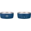 imageIRON FLASK Dog Bowl  32 Oz Stainless Steel NonSlip Rubber Bottom Durable Pet Food and Water Cats Feed Dark RainbowTwilight Blue