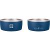 imageIRON FLASK Dog Bowl  32 Oz Stainless Steel NonSlip Rubber Bottom Durable Pet Food and Water Cats Feed Dark RainbowTwilight Blue