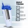 imageIRON FLASK Sidekick Insulated Water Tumbler wStraw ampamp Foldable Handle  Stainless Steel LeakProof Bottle NonSlip Base ampamp Fits Cup Holders for Hot Cold Drinks  Travel Mug  30 Oz Arctic BlueArctic Blue