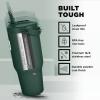 imageIRON FLASK Sidekick Insulated Water Tumbler wStraw ampamp Foldable Handle  Stainless Steel LeakProof Bottle NonSlip Base ampamp Fits Cup Holders for Hot Cold Drinks  Travel Mug  30 Oz Arctic BlueDark Pine