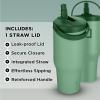 imageIRON FLASK Sidekick Insulated Water Tumbler wStraw ampamp Foldable Handle  Stainless Steel LeakProof Bottle NonSlip Base ampamp Fits Cup Holders for Hot Cold Drinks  Travel Mug  30 Oz Sage Grove