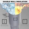 imageIRON FLASK Sidekick Insulated Water Tumbler wStraw ampamp Foldable Handle  Stainless Steel LeakProof Bottle NonSlip Base ampamp Fits Cup Holders for Hot Cold Drinks  Travel Mug  30 Oz Arctic BlueGraphite