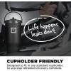 imageIRON FLASK Sidekick Insulated Water Tumbler wStraw ampamp Foldable Handle  Stainless Steel LeakProof Bottle NonSlip Base ampamp Fits Cup Holders for Hot Cold Drinks  Travel Mug  30 Oz Arctic BlueMidnight Black