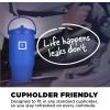 imageIRON FLASK Sidekick Insulated Water Tumbler wStraw ampamp Foldable Handle  Stainless Steel LeakProof Bottle NonSlip Base ampamp Fits Cup Holders for Hot Cold Drinks  Travel Mug  30 Oz Arctic BlueCobalt