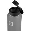 imageIRON FLASK Spout Lid 20 for Wide Mouth Insulated Sports Water Bottles fit only Iron Flask Bottles Canteen Standard Chug Lid BPA Free 2 Lids GraphiteMidnight Black