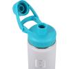 imageIRON FLASK Spout Lid for Wide Mouth Insulated Sports Water Bottles Chug Lid BPA Free 2 Lids Midnight BlackAquamarine