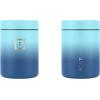 imageIRON FLASK Thermos for Hot Food ampamp Soup  16 Oz Insulated Food Jar with Foldable Spoon  Leak Proof Stainless Steel Storage Canteen Double Walled  16 Oz  Pearl16 Oz  Blue Waves