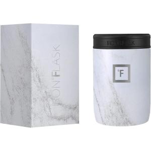 imageIRON FLASK Standard Can Cooler 12oz for Beer Soda Sparkling Water Drinks Insulated Stainless Steel Holder for Regular Cans  Marble