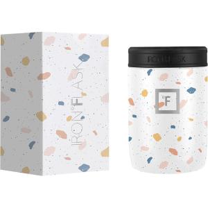 imageIRON FLASK Standard Can Cooler 12oz for Beer Soda Sparkling Water Drinks Insulated Stainless Steel Holder for Regular Cans Terrazzo