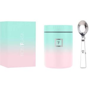 imageIRON FLASK Thermos for Hot Food ampamp Soup  16 Oz Insulated Food Jar with Foldable Spoon  Leak Proof Stainless Steel Storage Canteen Double Walled  16 Oz  Pearl16 Oz  Bubble Gum
