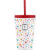 imageIRON FLASK 12oz Kids Tumblers with Lids ampamp Straws Cup Double Walled Vacuum Insulated Stainless Steel Cups for Hot ampamp Cold Drinks  NonSlip Splash ampamp Spill Proof  Magic MermaidsRainbow Hearts