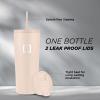 imageIRON FLASK Classic Tumbler 202 Lids Straw Flip Vacuum Insulated Stainless Steel Water Bottle Double Walled Drinking cup Thermos Travel Mug  Aura 32 OzSand