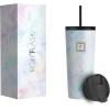 imageIRON FLASK Classic Tumbler 202 Lids Straw Flip Vacuum Insulated Stainless Steel Water Bottle Double Walled Drinking cup Thermos Travel Mug  Aura 32 OzPearl