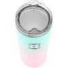 imageIRON FLASK Classic Tumbler 202 Lids Straw Flip Vacuum Insulated Stainless Steel Water Bottle Double Walled Drinking cup Thermos Travel Mug  Aura 32 OzBubble Gum