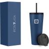 imageIRON FLASK Classic Tumbler 202 Lids Straw Flip Vacuum Insulated Stainless Steel Water Bottle Double Walled Drinking cup Thermos Travel Mug  Aura 32 OzTwilight Blue
