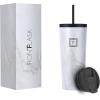 imageIRON FLASK Classic Tumbler 202 Lids Straw Flip Vacuum Insulated Stainless Steel Water Bottle Double Walled Drinking cup Thermos Travel Mug  Aura 32 OzCarrara Marble