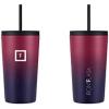 imageIRON FLASK Classic Tumbler 202 Lids Straw Flip Vacuum Insulated Stainless Steel Water Bottle Double Walled Drinking cup Thermos Travel Mug  Aura 32 OzDark Rainbow