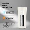 imageIRON FLASK Classic Tumbler 202 Lids Straw Flip Vacuum Insulated Stainless Steel Water Bottle Double Walled Drinking cup Thermos Travel Mug  Aura 32 OzCashmere Cream