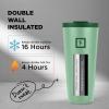 imageIRON FLASK Classic Tumbler 202 Lids Straw Flip Vacuum Insulated Stainless Steel Water Bottle Double Walled Drinking cup Thermos Travel Mug  Aura 32 OzSage Grove