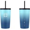 imageIRON FLASK Classic Tumbler 202 Lids Straw Flip Vacuum Insulated Stainless Steel Water Bottle Double Walled Drinking cup Thermos Travel Mug  Aura 32 OzBlue Waves