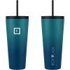 imageIRON FLASK Classic Tumbler 202 Lids Straw Flip Vacuum Insulated Stainless Steel Water Bottle Double Walled Drinking cup Thermos Travel Mug  Aura 32 OzDark Night