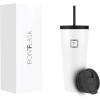 imageIRON FLASK Classic Tumbler 202 Lids Straw Flip Vacuum Insulated Stainless Steel Water Bottle Double Walled Drinking cup Thermos Travel Mug  Aura 32 OzWinter White