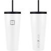 imageIRON FLASK Classic Tumbler 202 Lids Straw Flip Vacuum Insulated Stainless Steel Water Bottle Double Walled Drinking cup Thermos Travel Mug  Aura 32 OzWinter White