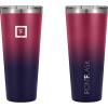 imageIRON FLASK Classic Tumbler 202 Lids Straw Flip Vacuum Insulated Stainless Steel Water Bottle Double Walled Drinking cup Thermos Travel Mug  Aura 32 OzDark Rainbow