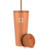 imageIRON FLASK Classic Tumbler 202 Lids Straw Flip Vacuum Insulated Stainless Steel Water Bottle Double Walled Drinking cup Thermos Travel Mug  Aura 32 OzClementine