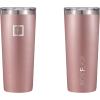 imageIRON FLASK Classic Tumbler 202 Lids Straw Flip Vacuum Insulated Stainless Steel Water Bottle Double Walled Drinking cup Thermos Travel Mug  Aura 32 OzRose Gold