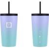 imageIRON FLASK Classic Tumbler 202 Lids Straw Flip Vacuum Insulated Stainless Steel Water Bottle Double Walled Drinking cup Thermos Travel Mug  Aura 32 OzCotton Candy