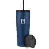 imageIRON FLASK Classic Tumbler 202 Lids Straw Flip Vacuum Insulated Stainless Steel Water Bottle Double Walled Drinking cup Thermos Travel Mug  Aura 32 OzTwilight Blue