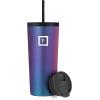 imageIRON FLASK Classic Tumbler 202 Lids Straw Flip Vacuum Insulated Stainless Steel Water Bottle Double Walled Drinking cup Thermos Travel Mug  Aura 32 OzAurora